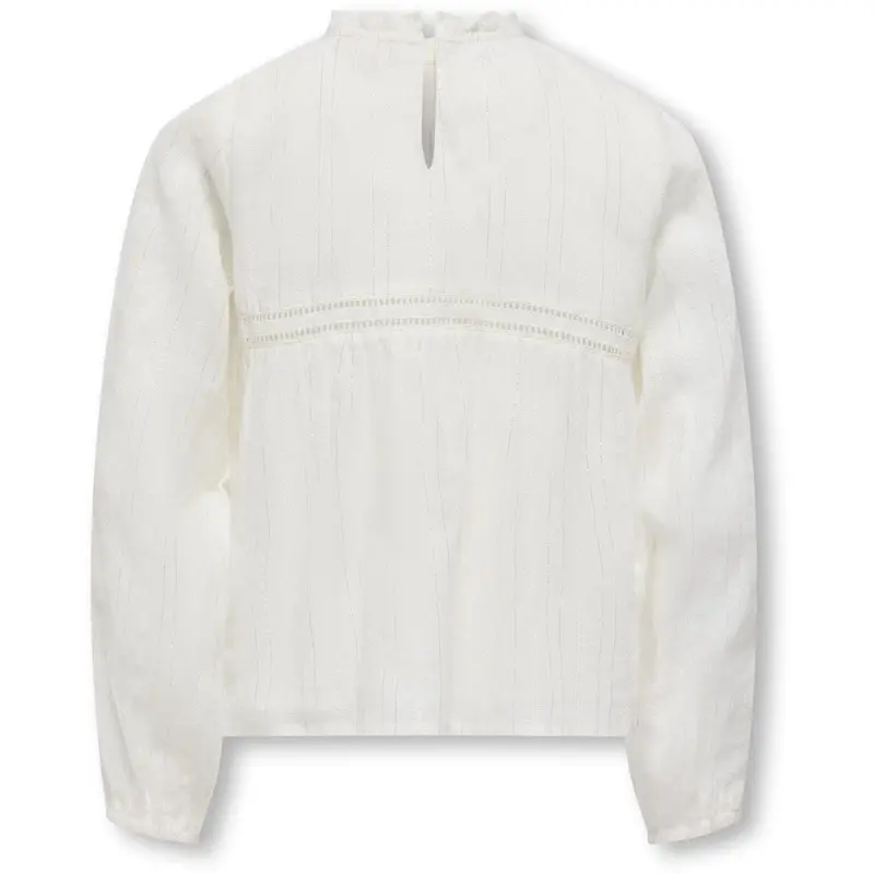 Kids Only Cloud Dancer Lurex Kogrhea L/S Glitter Top Wvn 3