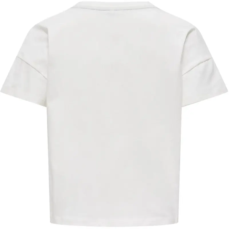 Kids Only Cloud Dancer Nevada Kogditte Life S/S Ovz Printed Top Jrs 2