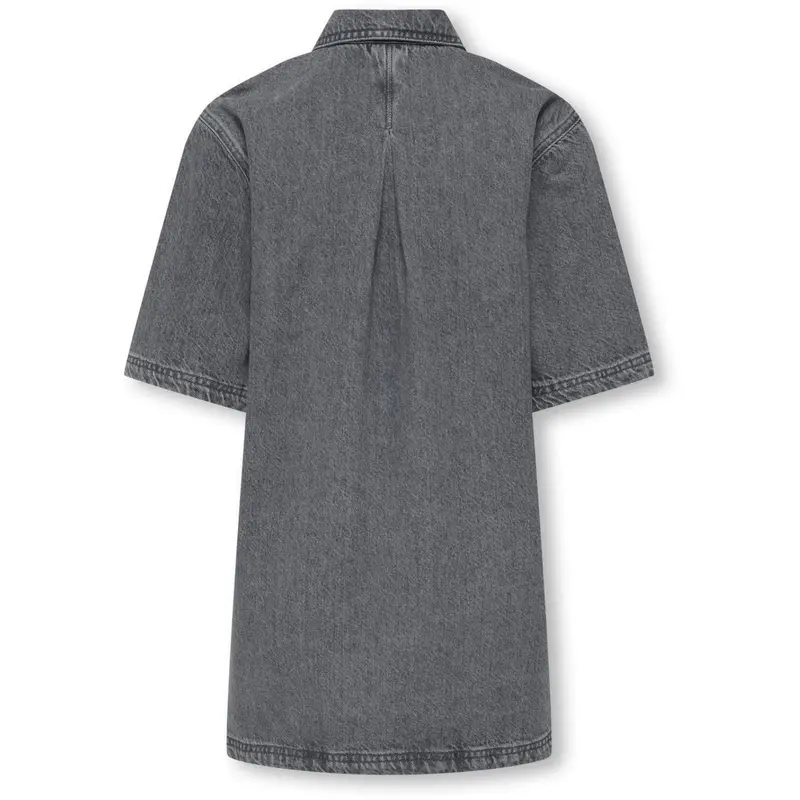 Kids Only Grey Denim Koggry S/S Kjole Dnm Azg 3