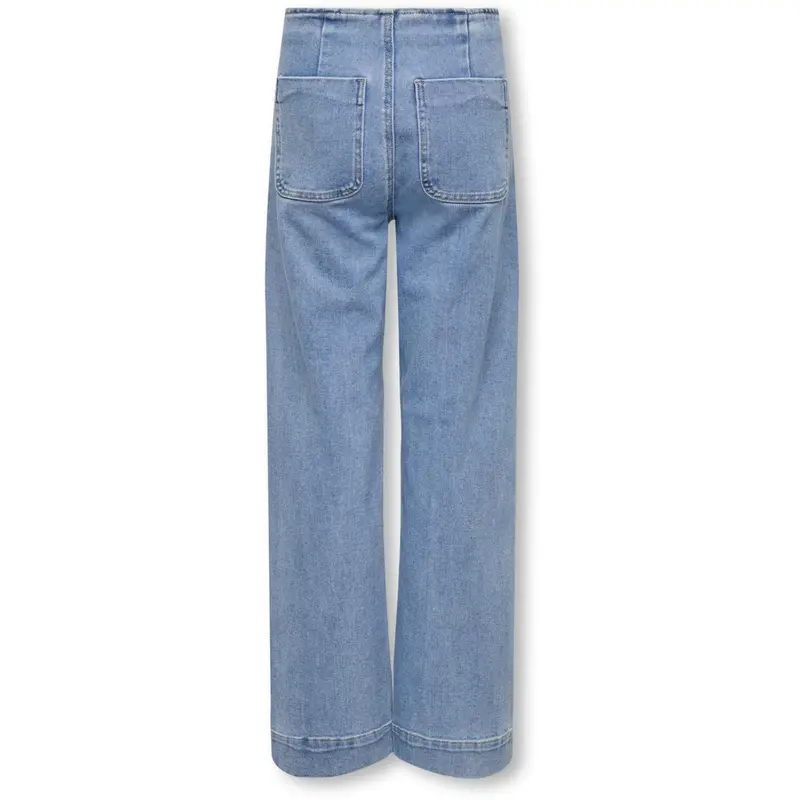 Kids Only Light Blue Denim Kogmadeline Hw Wide Pocket Dnm Gua 4