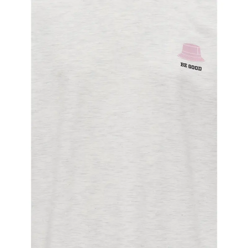 Kids Only Light Grey Melange Collage Kogbillie Ss Loose Bamse Top Jrs Noos 2