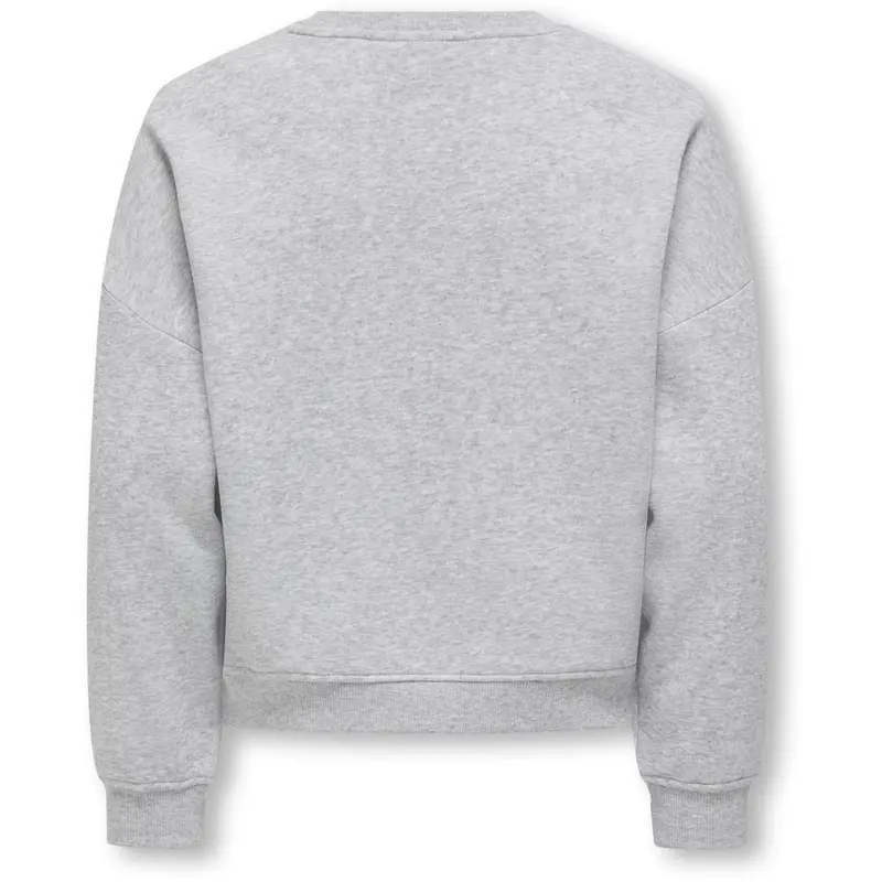 Kids Only Light Grey Melange Kogsweat L/S Crew Oversize Swt Noos 3