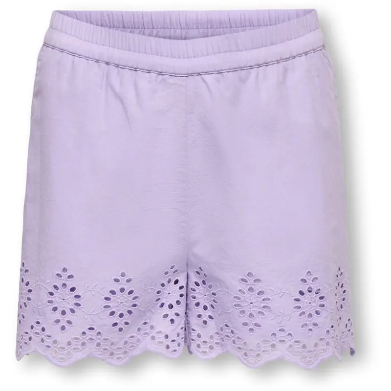 Kids Only Lilac Breeze Koglou Life Emb Shorts Wvn 1