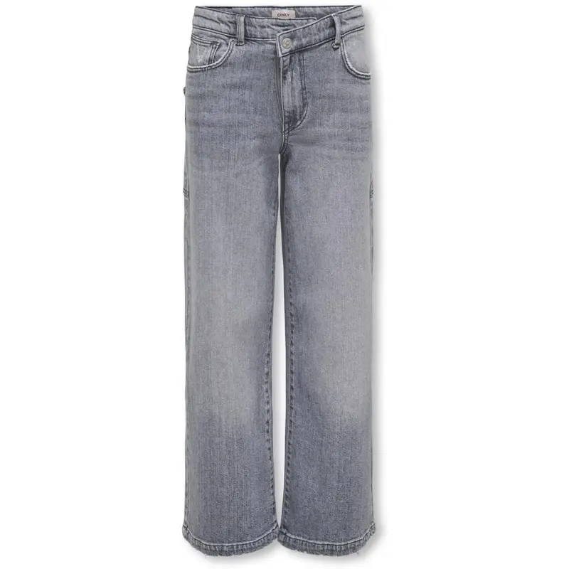 Kids Only Medium Grey Denim Kogcherry Crossover Wide Dnm Azg 1