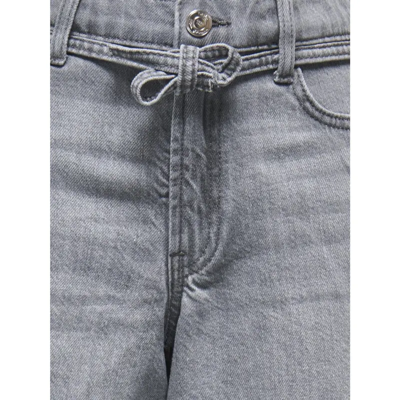 Kids Only Medium Grey Denim Koggianna Hw Bælte Shorts Pimbox Dnm Noos 2