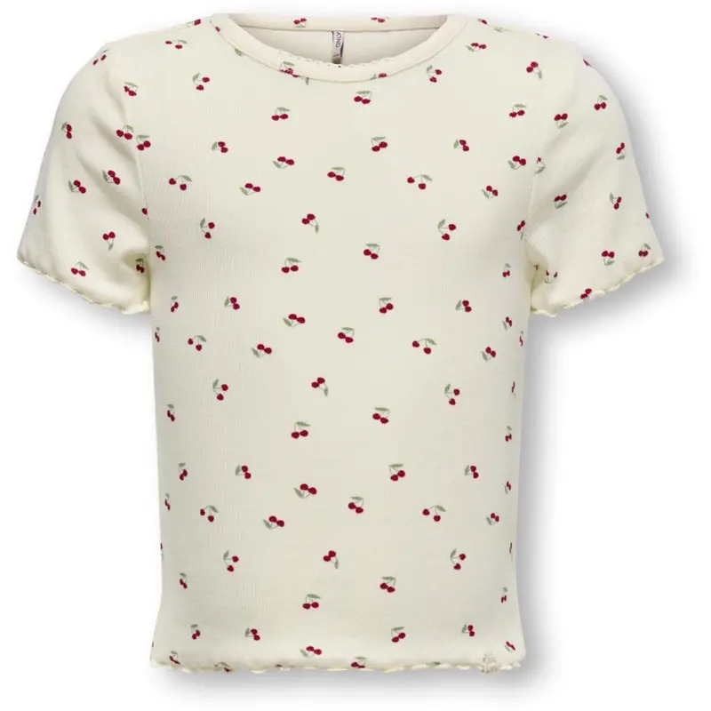 Kids Only Mini Tofu Cherry Trinny Life O-Neck Aop Top 1