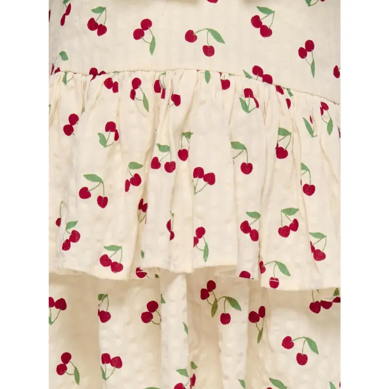 Kids Only Mini Whitecap Gray Cherrie Aop Cerise Layered Kjole Aop 2
