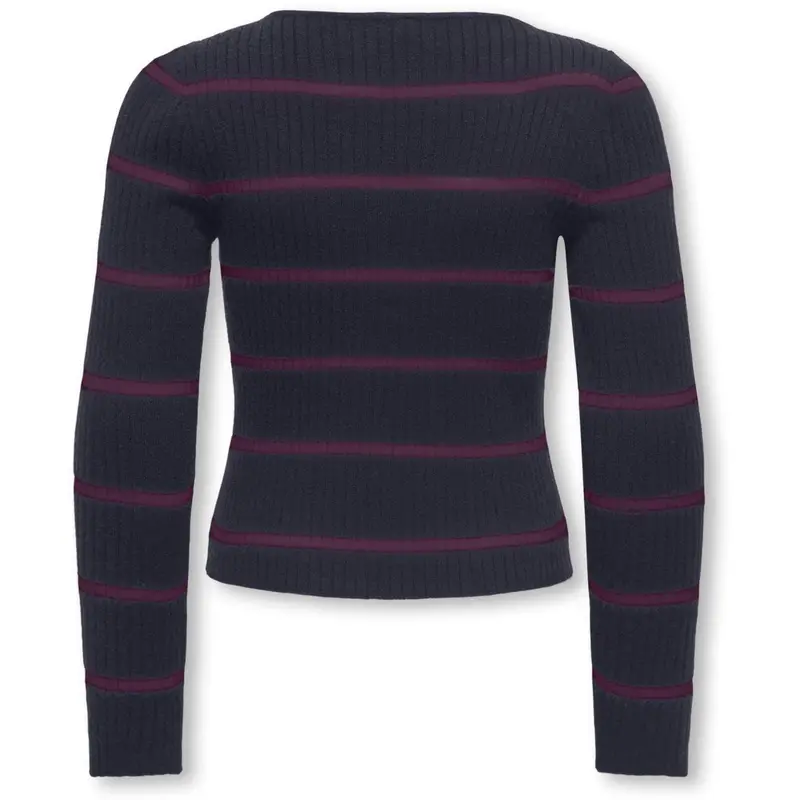 Kids Only Night Sky Mauve Wine Kogibi Ls Rib Boatneck Cp Knt 3