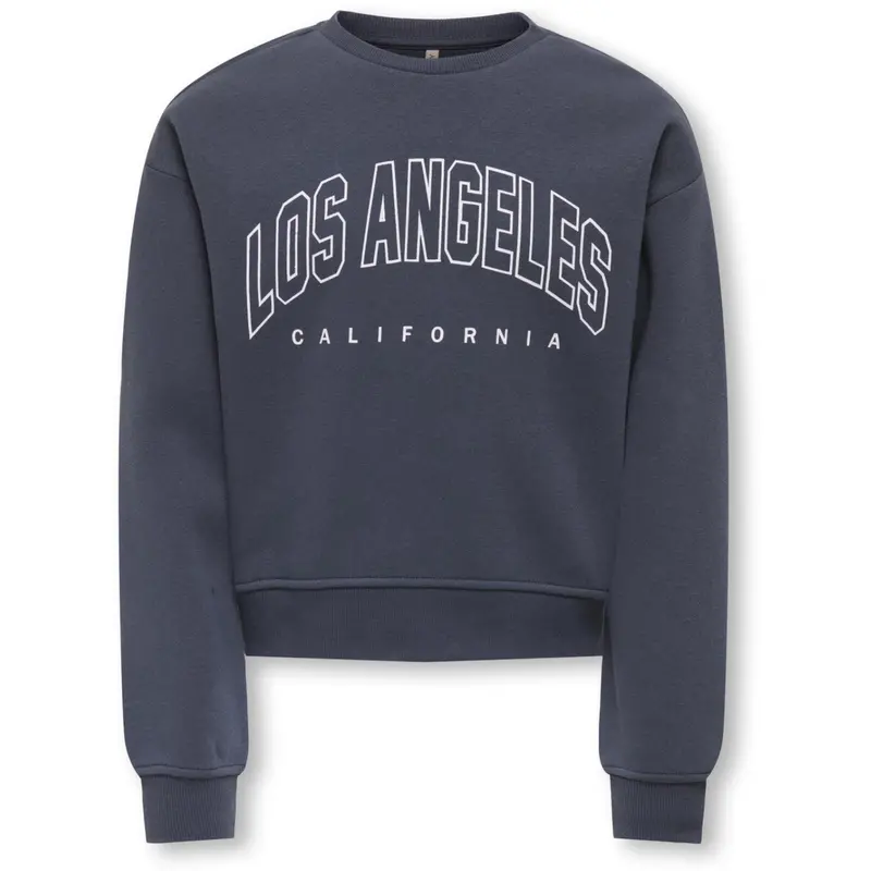 Kids Only Ombre Blue Los Angeles - California Kogsweat Life Ls Crew Ovz Stat Swt Noos 1