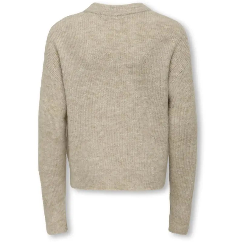 Kids Only Pumice Stone Melange Kogcamilla O-Neck L/S Pullover Knt 3