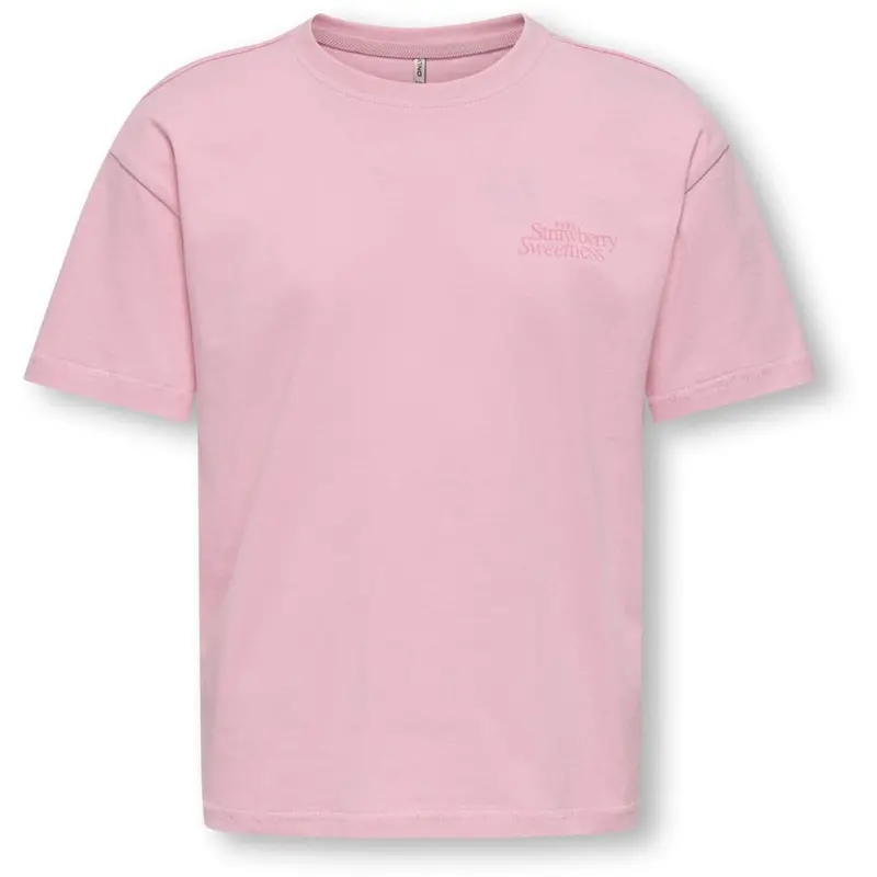 Kids Only Romance Rose Strawberry Koghelen Life S/S Loose Tee Jrs Noos 3