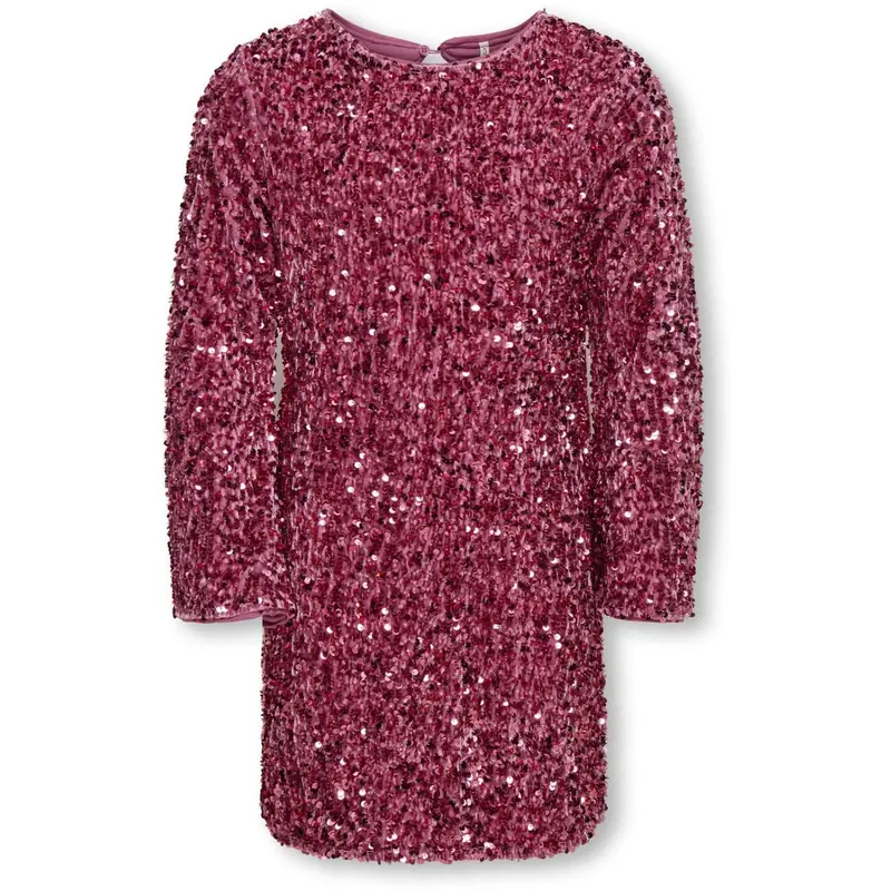 Kids Only Rose Wine Kogconfidence Life Ls Seq Flrd Kjole Jrs 1