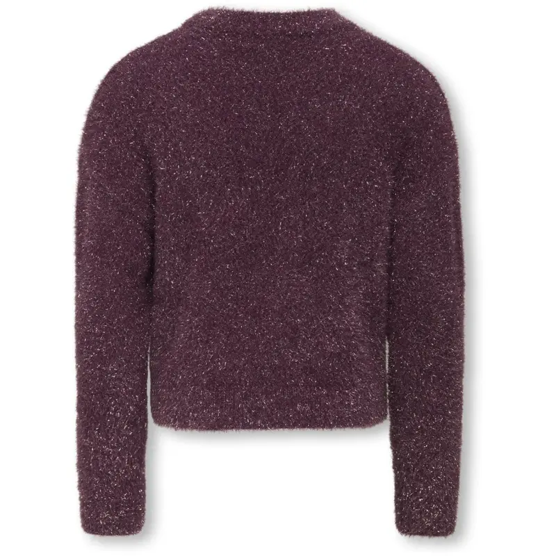 Kids Only Rose Wine Rose Wine Glitter Kogpiumo Glitter L/S O-Neck Knt 3