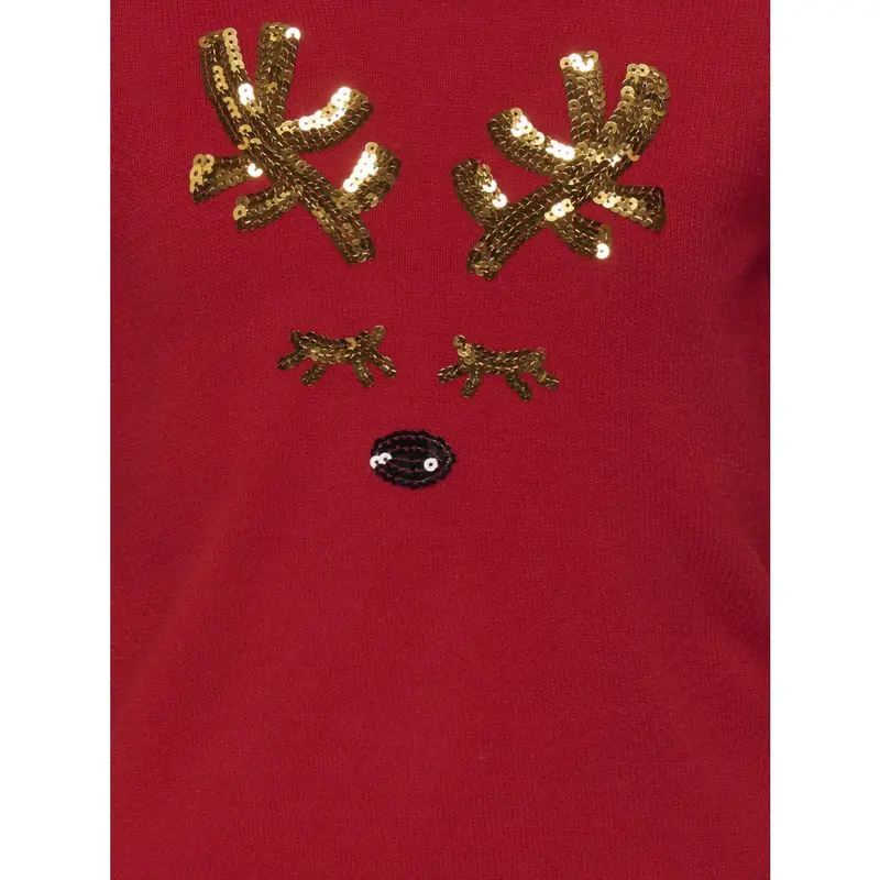 Kids Only Salsa Sequins Antler Kogxmas Shine Ls Oneck Box Knt 2