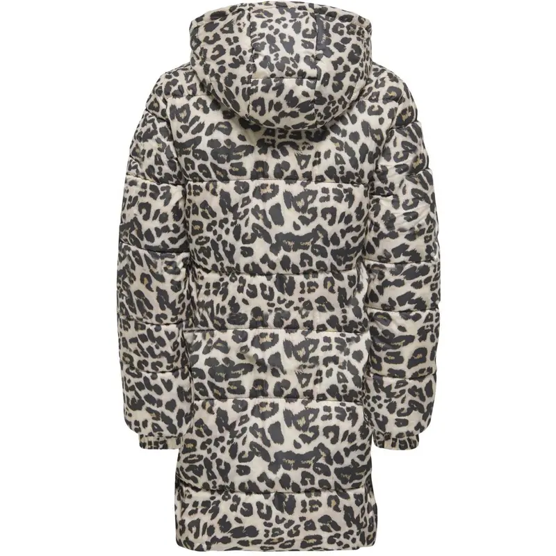 Kids Only Silver Mink Leo Kogdalia Puffer Aop Jakke Cs Otw 2