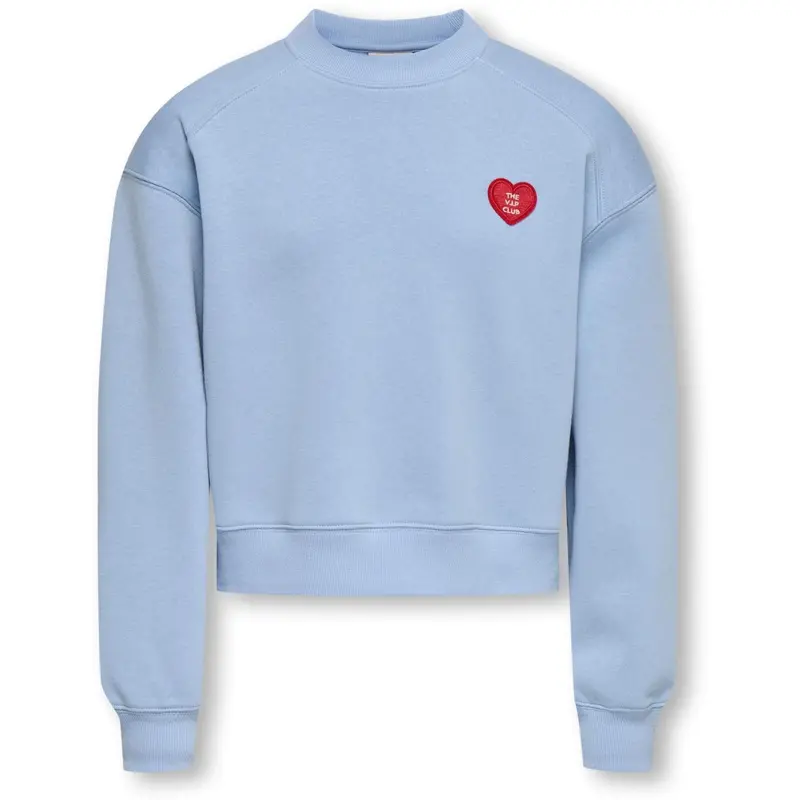 Kids Only Soft Chambray Kogevisa L/S O-Neck Kort Swt 1