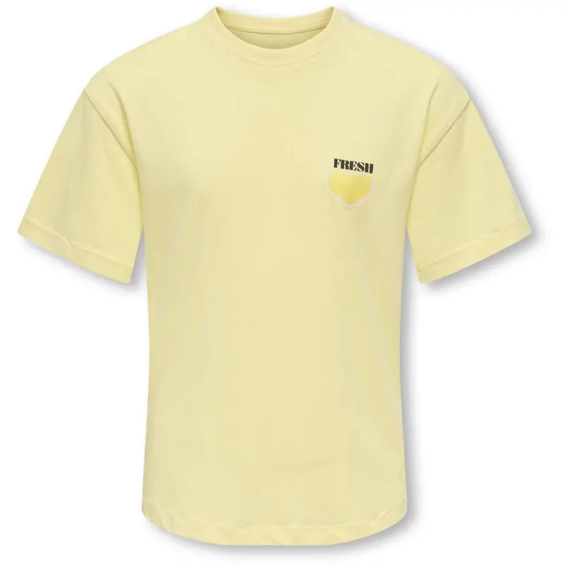 Kids Only Sunlight Lemon Kogvivvi Life S/S Loose Lovely Top Jrs 1