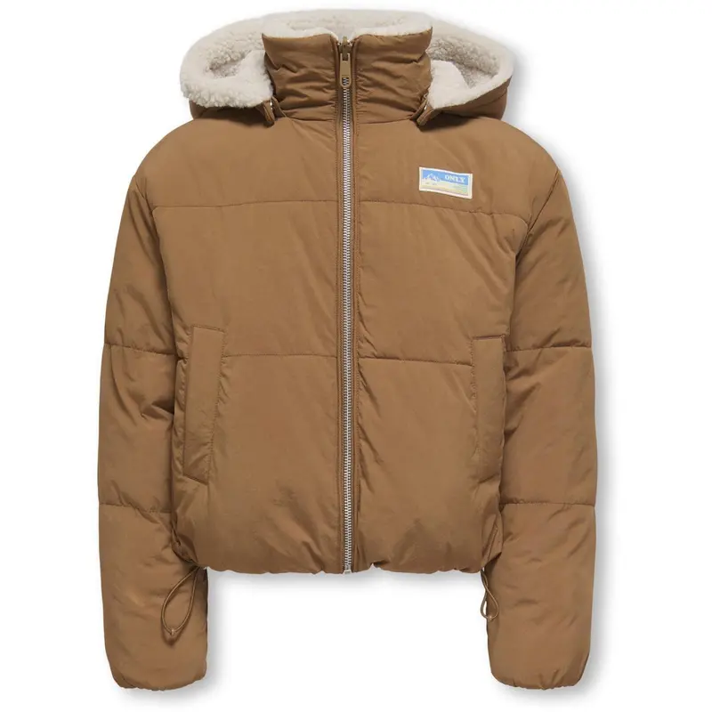 Kids Only Toasted Coconut Kogmaria Life Reversib Puffer Jakke Otw 1