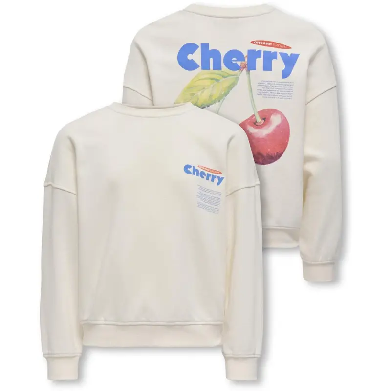 Kids Only Tofu Cherry Philea Life Overzise Fruit O-Neck Sweatshirt 2