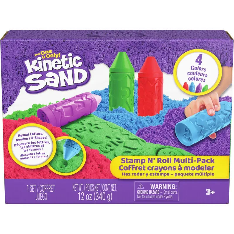 Kinetic Sand Stempel N' Rul Multipak 1