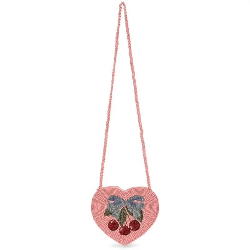 Konges Sløjd Amarena Beaded Heart Taske 1