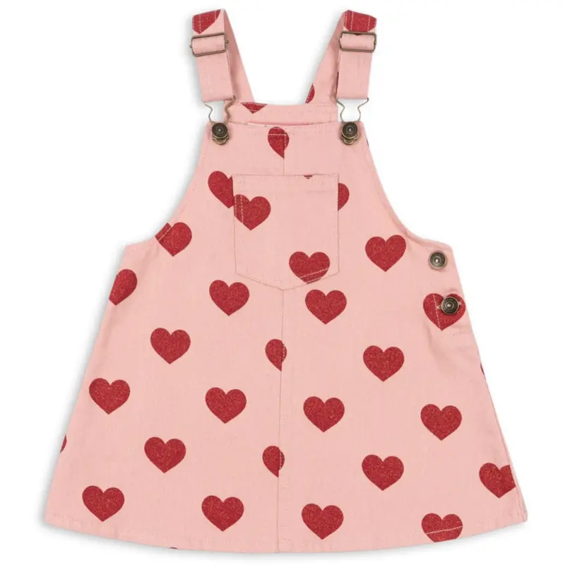 Konges Sløjd Amour Glitter Magot Overall Kjole Denim Gots 1