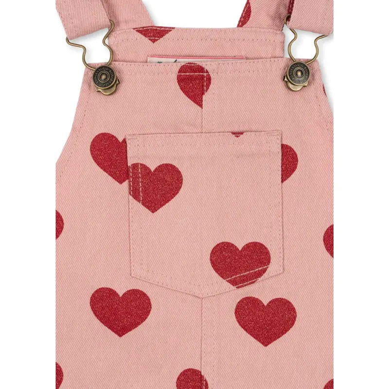 Konges Sløjd Amour Glitter Magot Overall Kjole Denim Gots 2