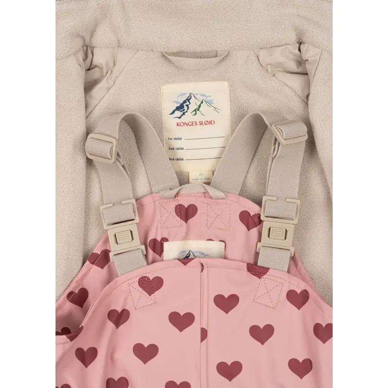 Konges Sløjd Amour Pink Rainy Palme Sæt Girl 9