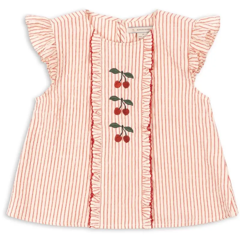 Konges Sløjd Amour Stripe Ellie Flæse Top Gots 1