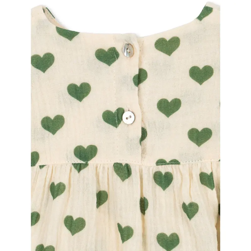 Konges Sløjd Amour Verde Coco Romper Gots 6