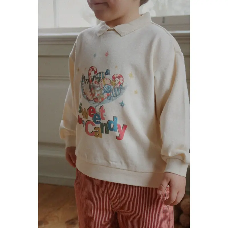 Konges Sløjd Antique White Spotty Ls Polo Gots 2