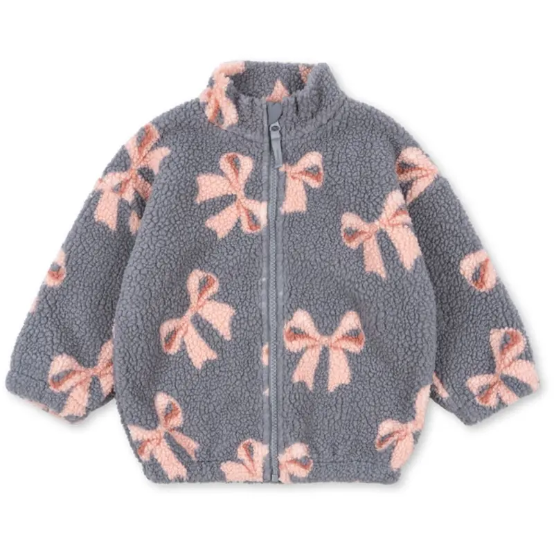 Konges Sløjd Bella Blue Bow Jody Bamse Jakke Grs 1