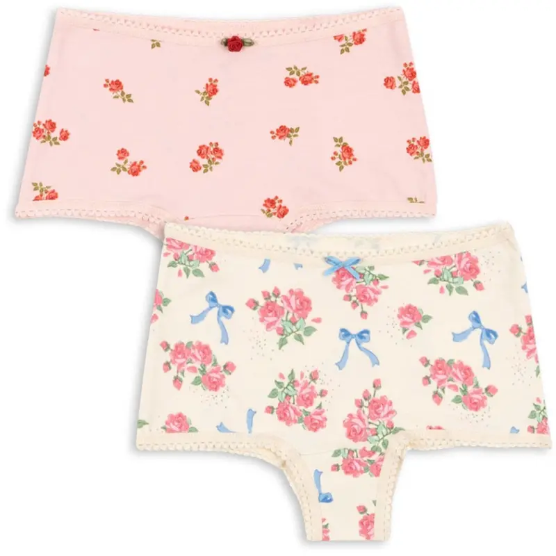 Konges Sløjd Bella Rosita/Rosa Pink Basic 2 Pak Girl Hipster Gots 1