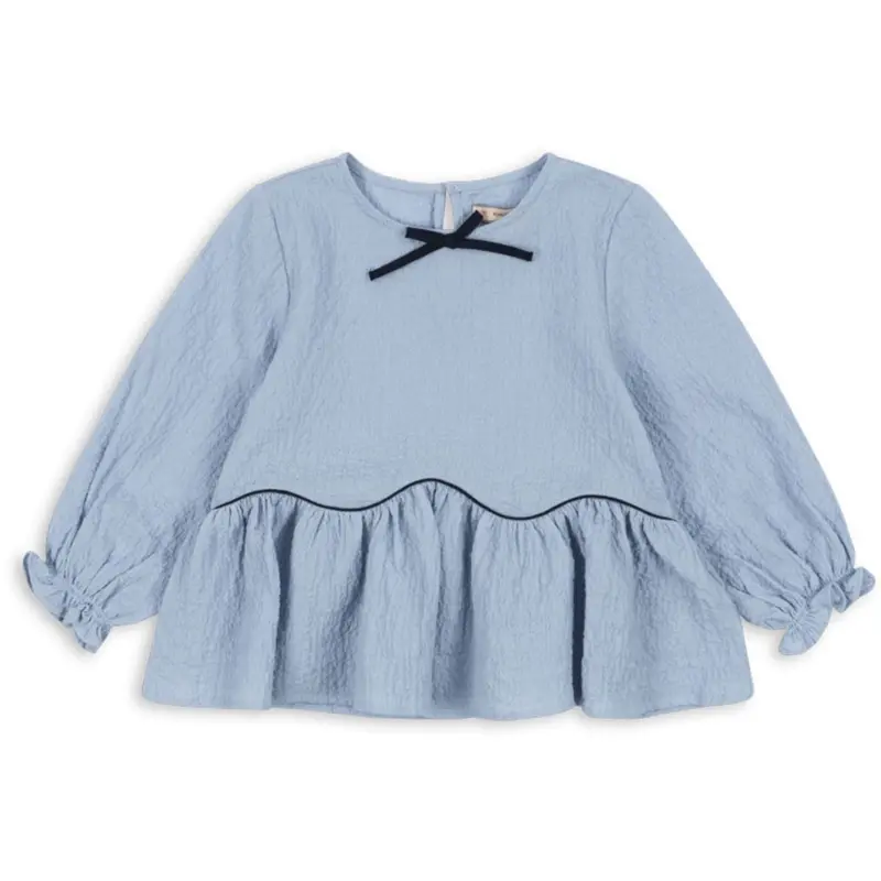 Konges Sløjd Blue Fog Ava Bluse Gots 1