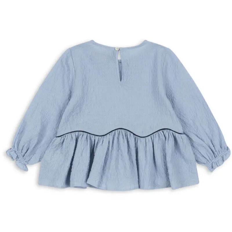 Konges Sløjd Blue Fog Ava Bluse Gots 4