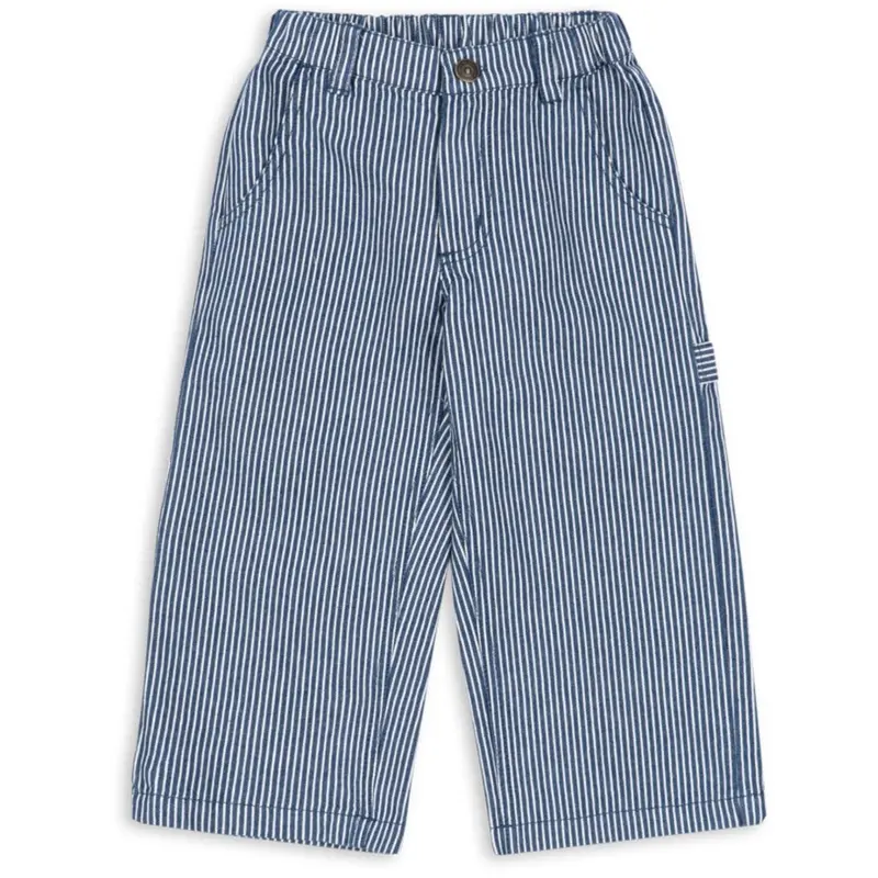 Konges Sløjd Blue Stripe Luc Bukser Gots 1