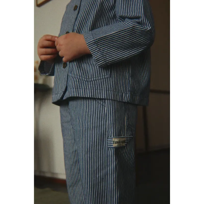 Konges Sløjd Blue Stripe Luc Bukser Gots 3