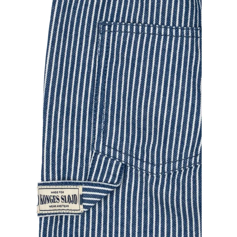 Konges Sløjd Blue Stripe Luc Bukser Gots 6
