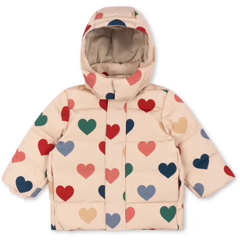Konges Sløjd Bon Coeur Coloré Magnum Down Jakke Print Grs 1