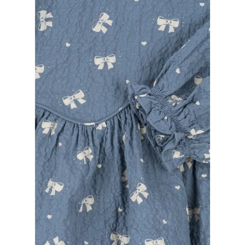 Konges Sløjd Boucle Blue Vida Bluse Gots 2