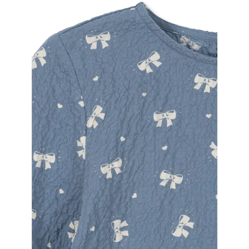 Konges Sløjd Boucle Blue Vida Bluse Gots 3