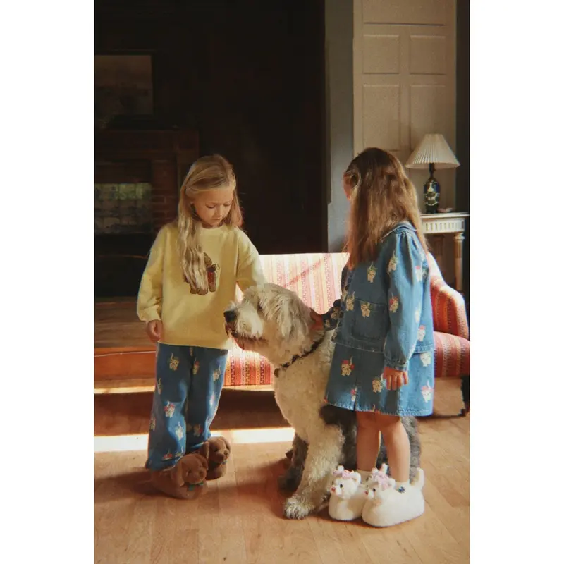 Konges Sløjd Bow Kitty Denim Magot Kjole Gots 6