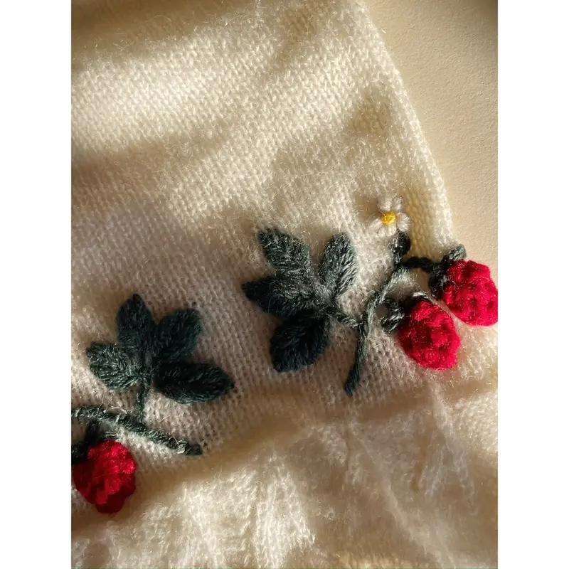 Konges Sløjd Bright White Minia Flæse Cardigan 3