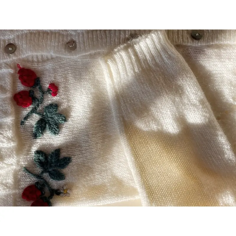 Konges Sløjd Bright White Minia Flæse Cardigan 4