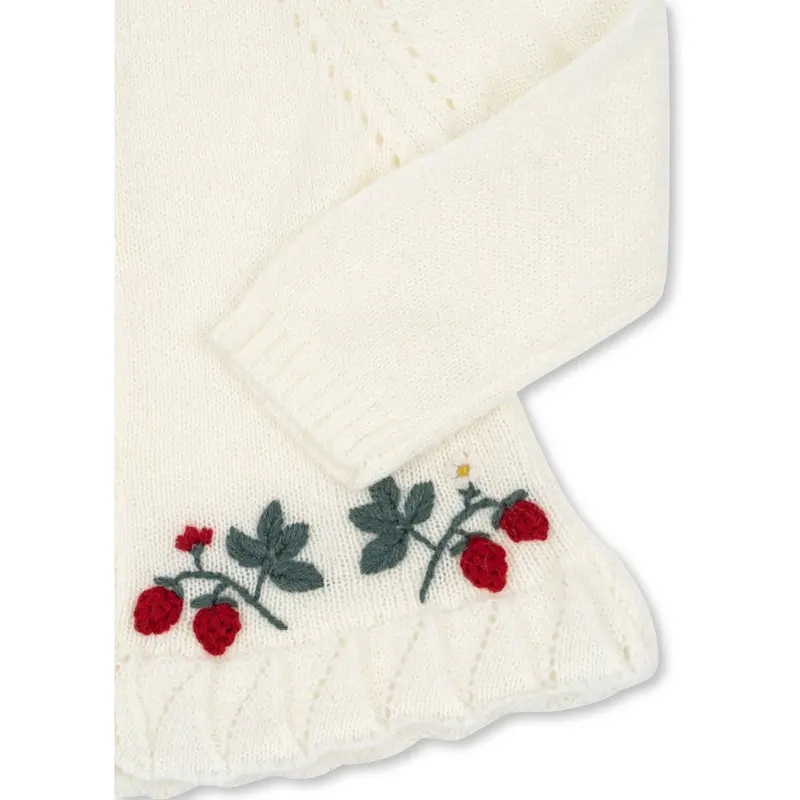 Konges Sløjd Bright White Minia Flæse Cardigan 6