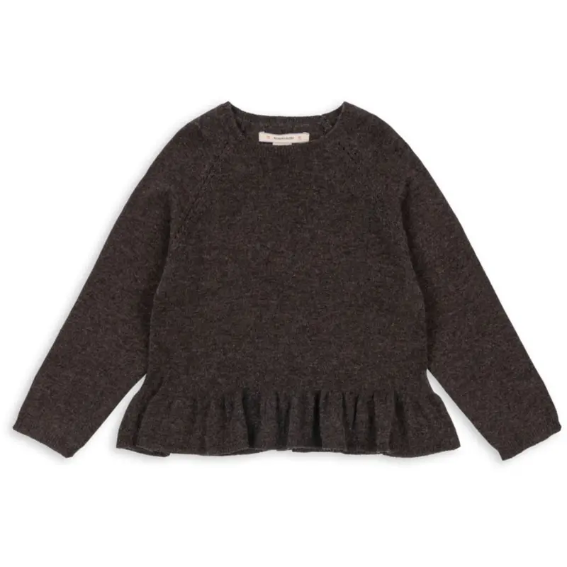 Konges Sløjd Brown Melange Cathy Strik Sweater 1