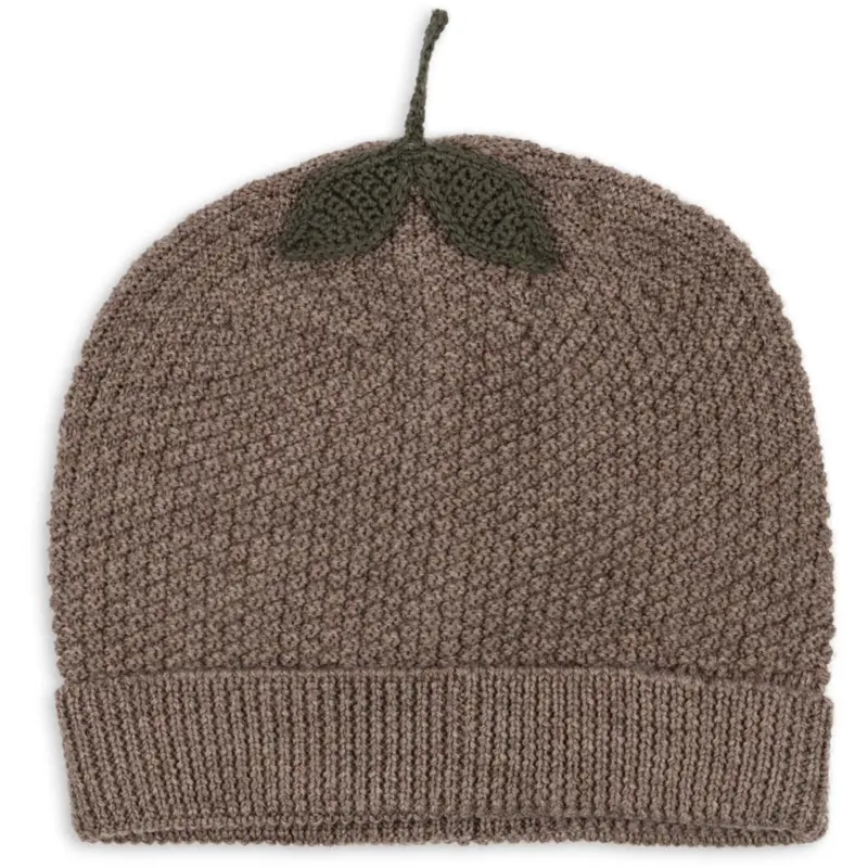 Konges Sløjd Bunny Brown Melange Fruity Beanie 1