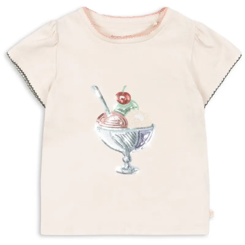 Konges Sløjd Buttercream Famo Puff Tee Gots 1