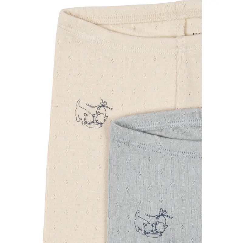 Konges Sløjd Buttercream/Pearl Blue Fanga Fontana Perla 2 Pak Bukser Ocs 3