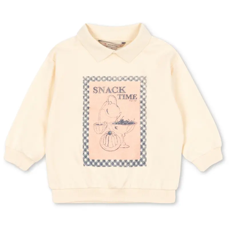 Konges Sløjd Buttercream Spotty Ls Polo Gots 1